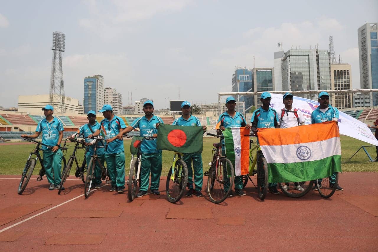 মাদক বিরোধী বাংলাদেশ-ভারত সাইকেল র‌্যালী