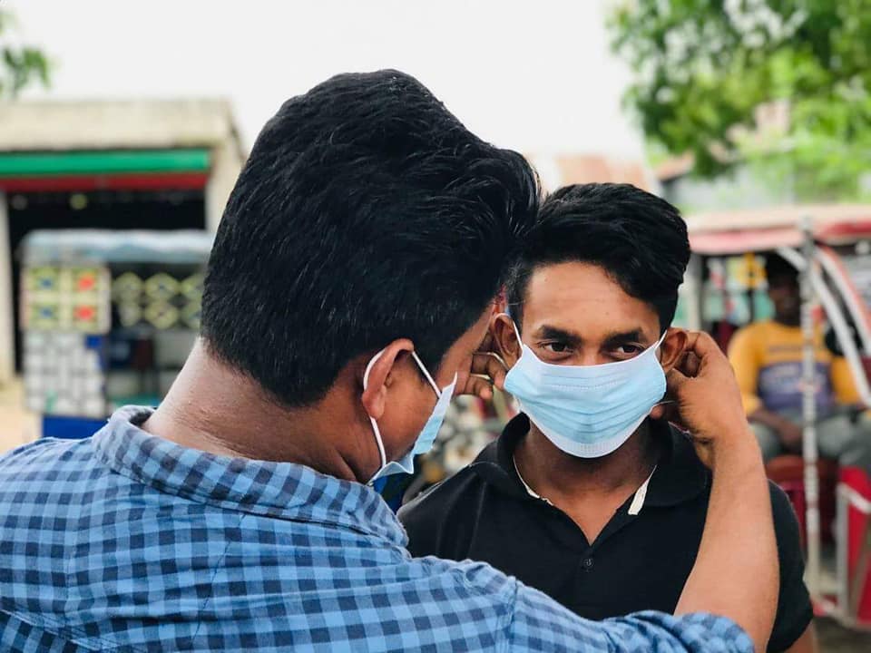 মাস্ক বিতরণ কর্মসূচী-COVID-19