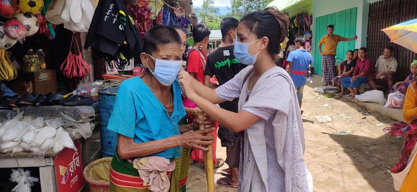 মাস্ক বিতরণ কর্মসূচী-COVID-19