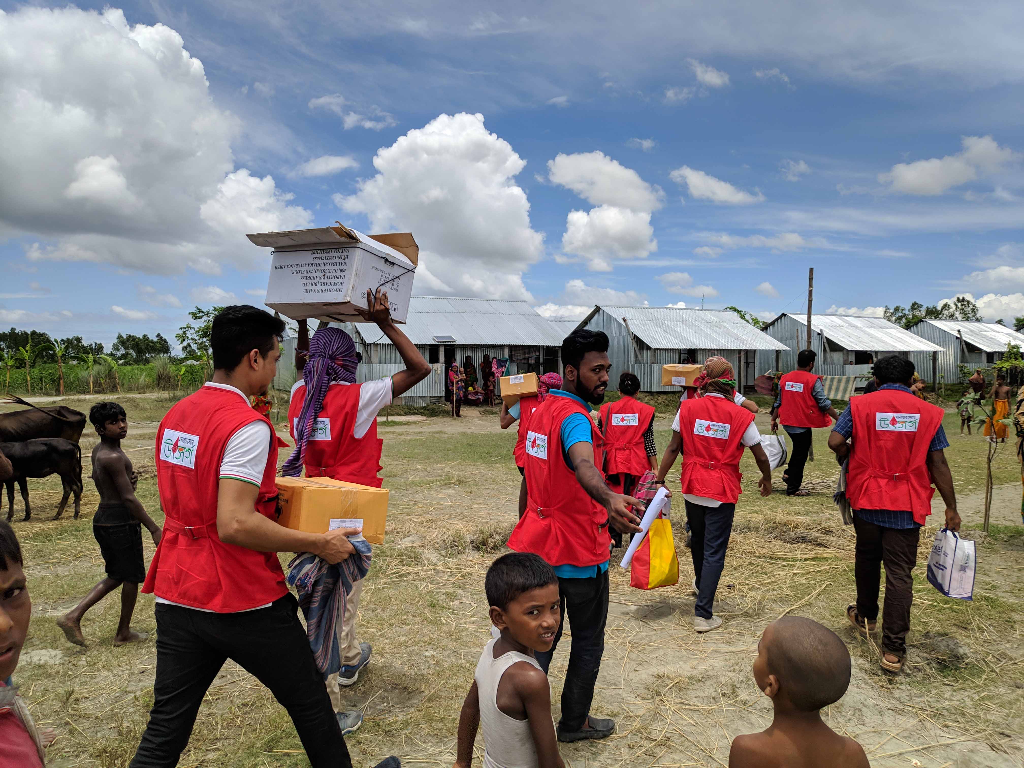 বন্যর্তদের পাশে আমরা-কুড়িগ্রাম