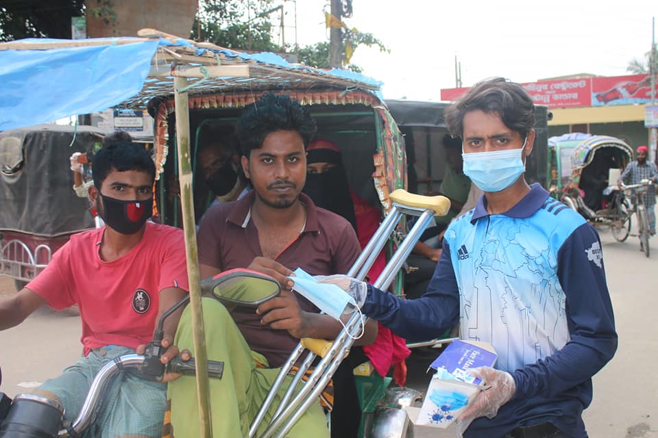মাস্ক বিতরণ কর্মসূচী-COVID-19