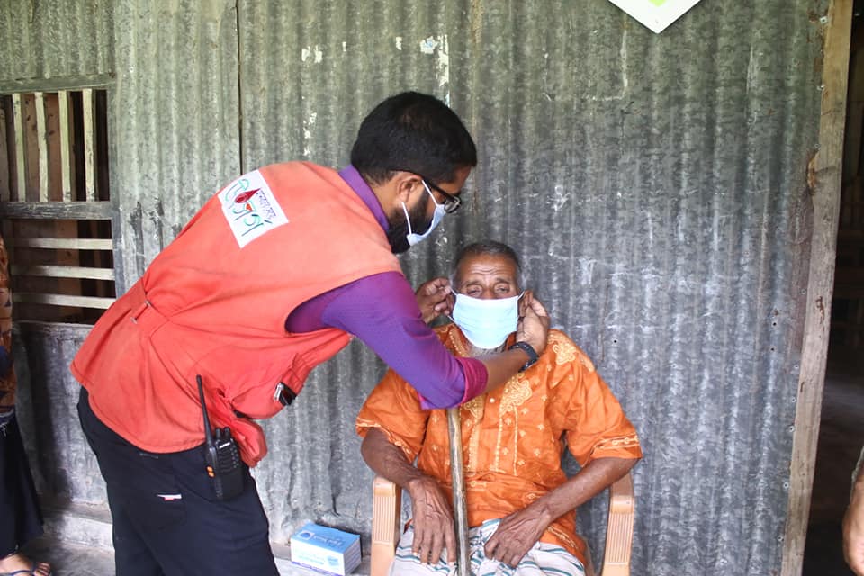 মাস্ক বিতরণ কর্মসূচী-COVID-19